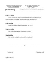 Đề 5 thi học sinh giỏi lớp 9 năm học 2014-2015 môn lịch sử